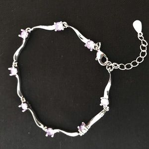 Ladies silver bracelet